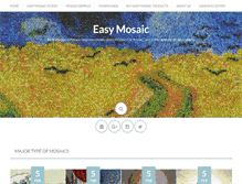 Tablet Screenshot of ezmosaic.com